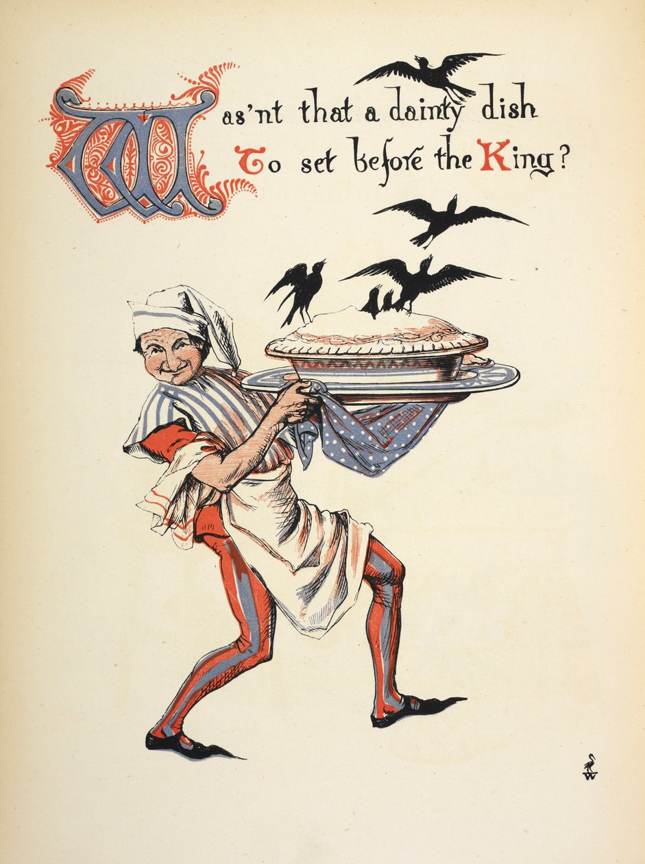 Var det ikke en lækker ret at stille for kongen? af Walter Crane