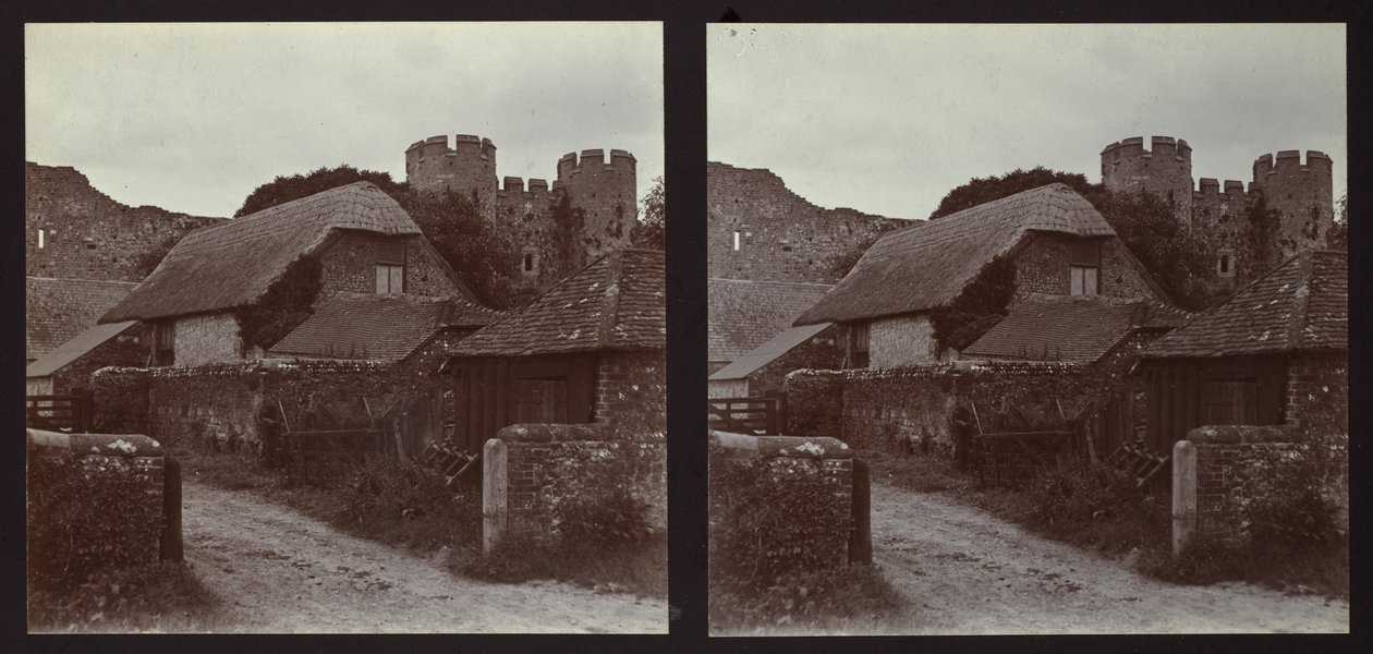 Amberley Castle, Amberley, Horsham, West Sussex, 1913. af Walter Edward Zehetmayr