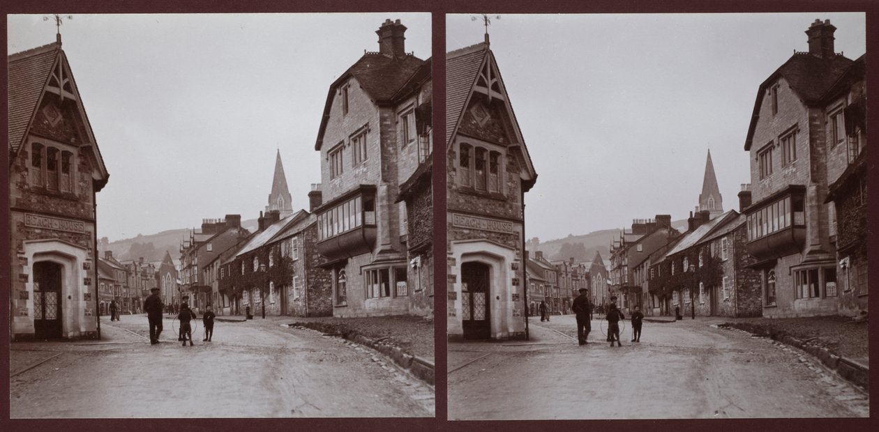 Fore Street, Beer, East Devon, Devon, 1913. af Walter Edward Zehetmayr