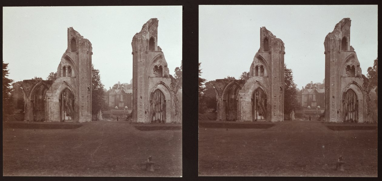 Glastonbury Abbey, Glastonbury, Mendip, Somerset, 1913. af Walter Edward Zehetmayr