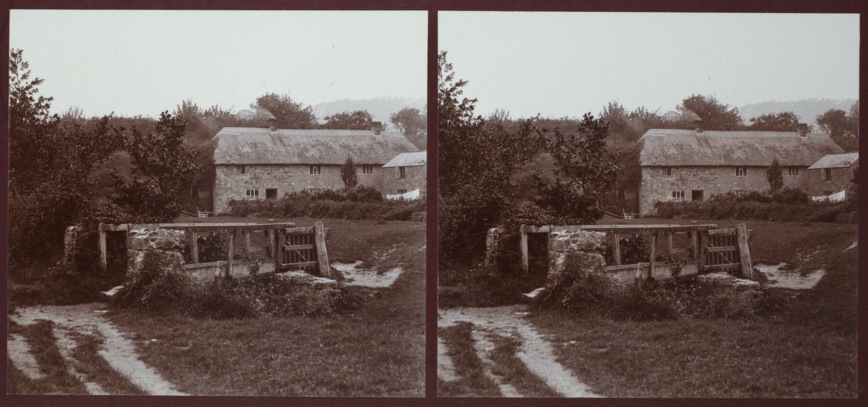 Old Mill, Rhode Lane, Uplyme, East Devon, Devon, 1913. af Walter Edward Zehetmayr