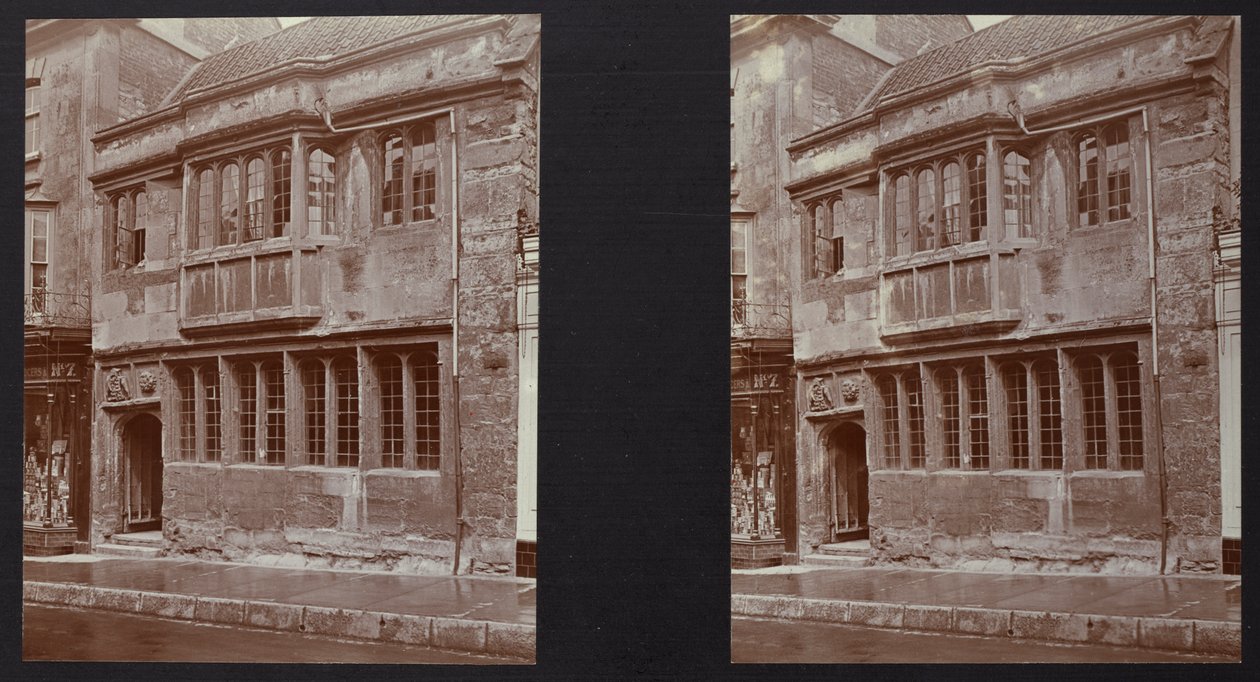 Tribunal House, High Street, Glastonbury, Mendip, Somerset, 1913. af Walter Edward Zehetmayr