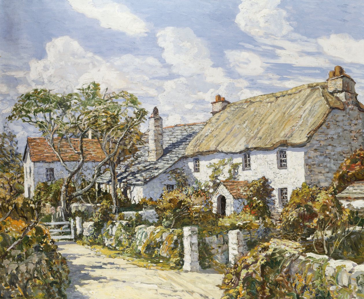 Efterår i Cornwall af Walter Elmer Schofield