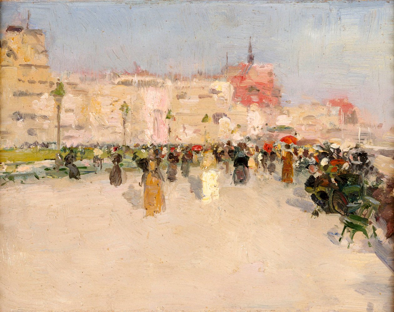En strandpromenade, ca. 1891 af Walter Frederick Osborne