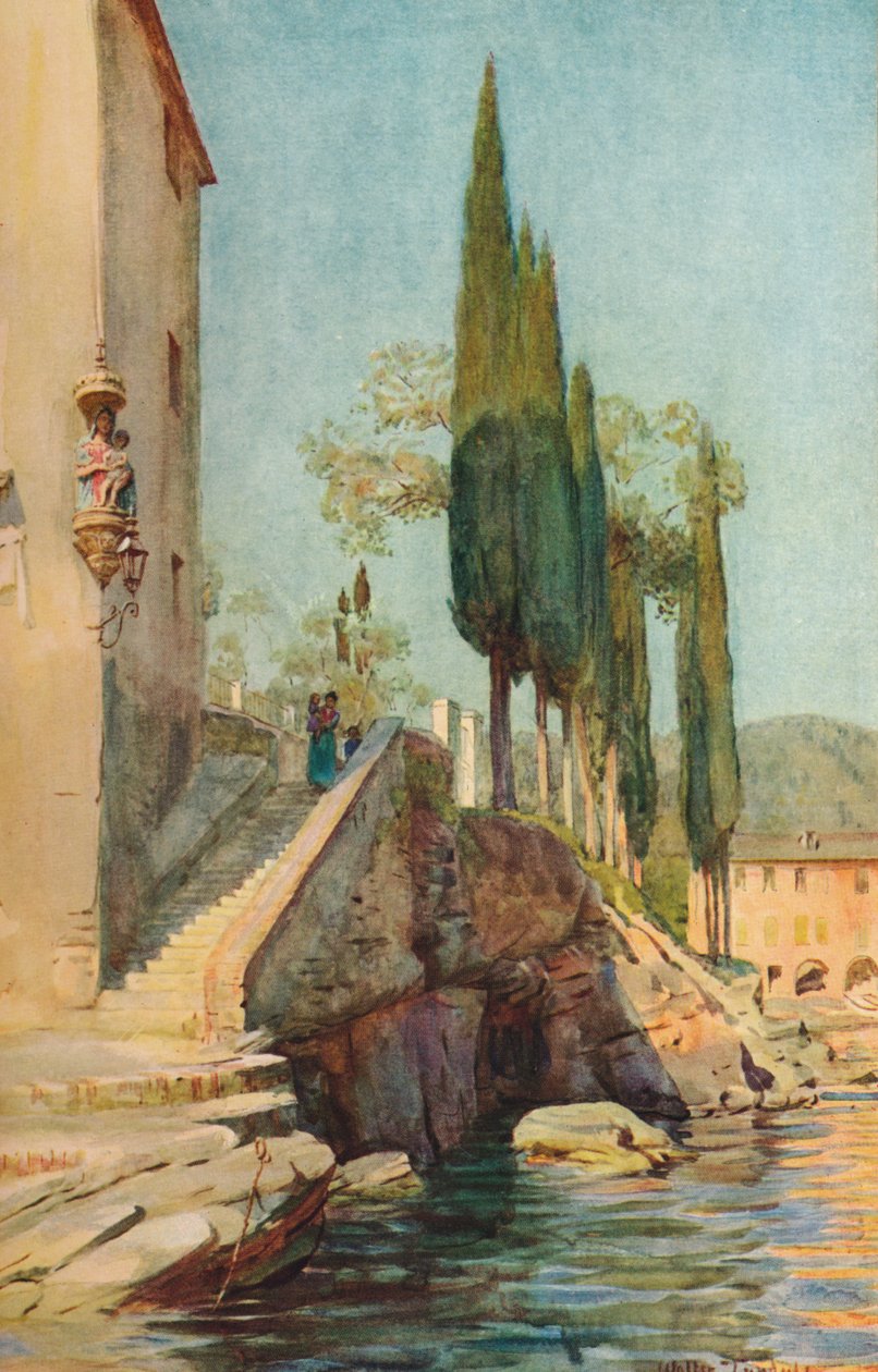 På. S. Michele, Rapallo, c1910, 1912 af Walter Frederick Roofe Tyndale