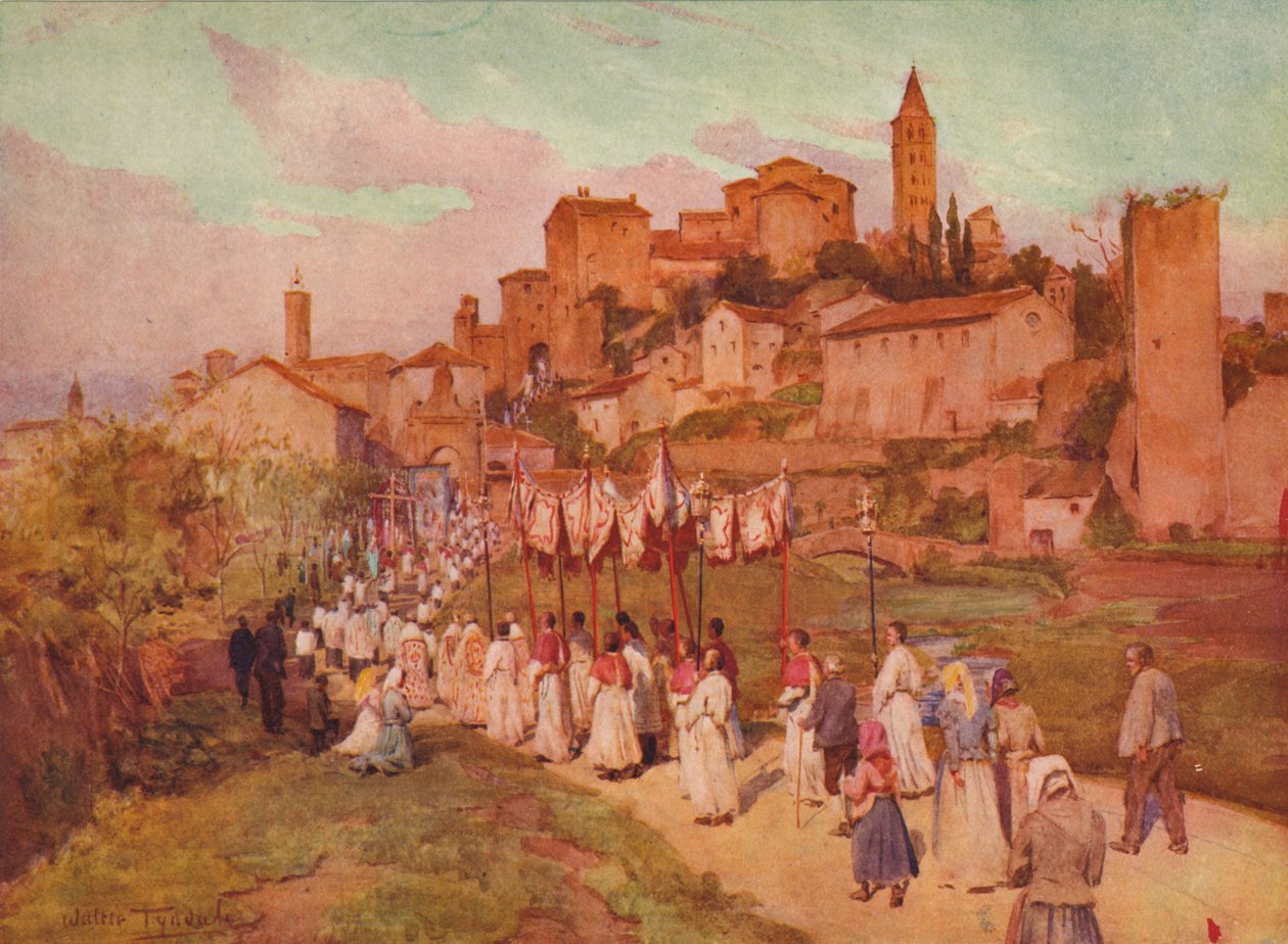 Corpus Domini i Viterbo, c1900 1913 af Walter Frederick Roofe Tyndale