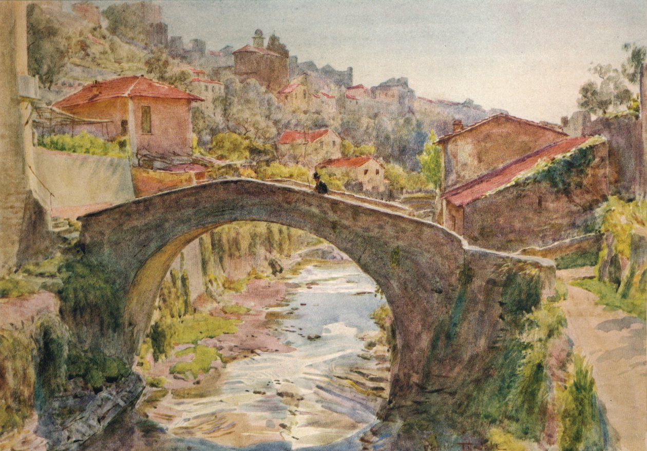 La Rocca, San Remo, c1910, 1912 af Walter Frederick Roofe Tyndale