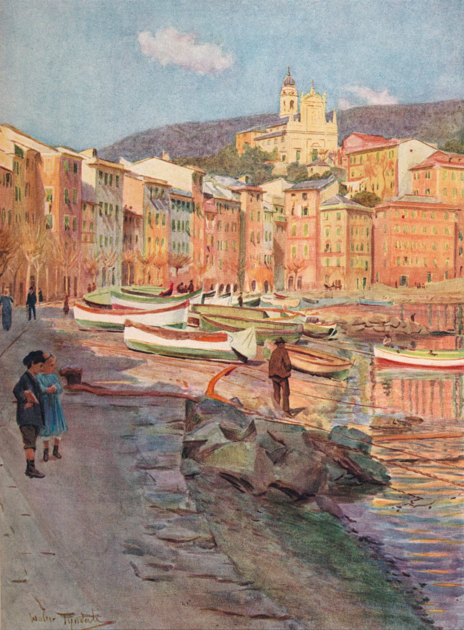 S. Margherita Ligure, c1910, 1912 af Walter Frederick Roofe Tyndale