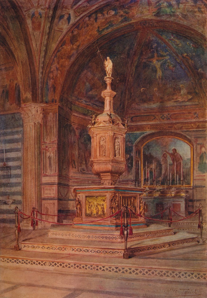 S. Giovannis dåbskapel, c1900 1913 af Walter Frederick Roofe Tyndale