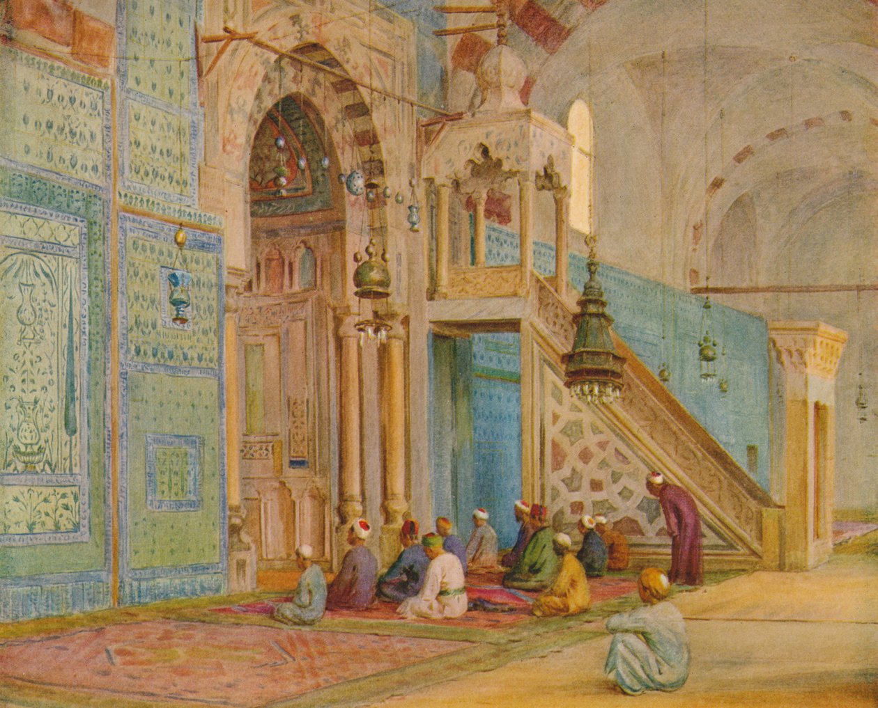 Den Blå Moske, c1905, 1912 af Walter Frederick Roofe Tyndale