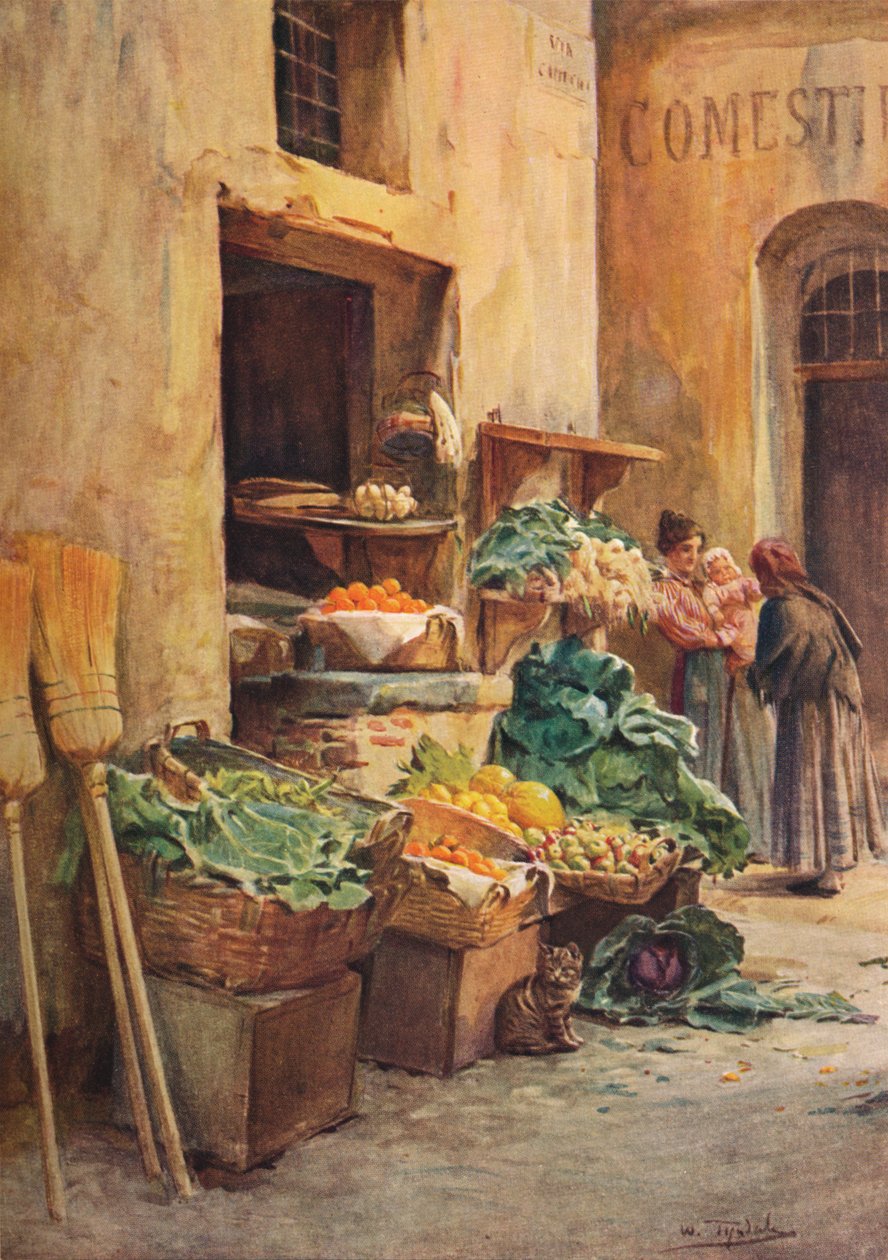 Grøntkøbmanden, c1910, 1912 af Walter Frederick Roofe Tyndale