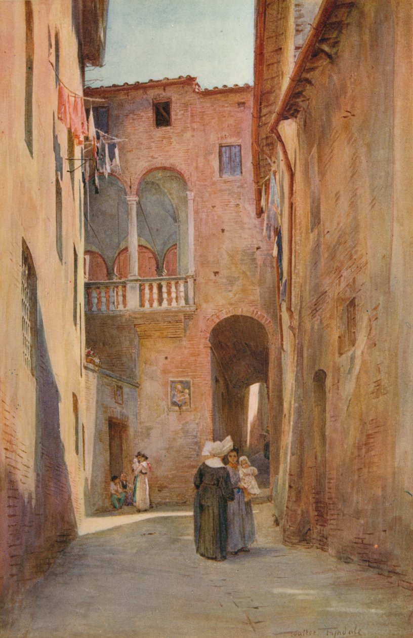 The House of Catherine of Siena, c1900 1913 af Walter Frederick Roofe Tyndale