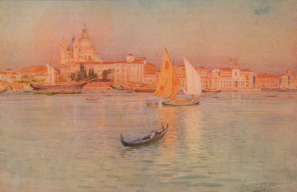 The Salute from the Giudecca, c1900 1913 af Walter Frederick Roofe Tyndale