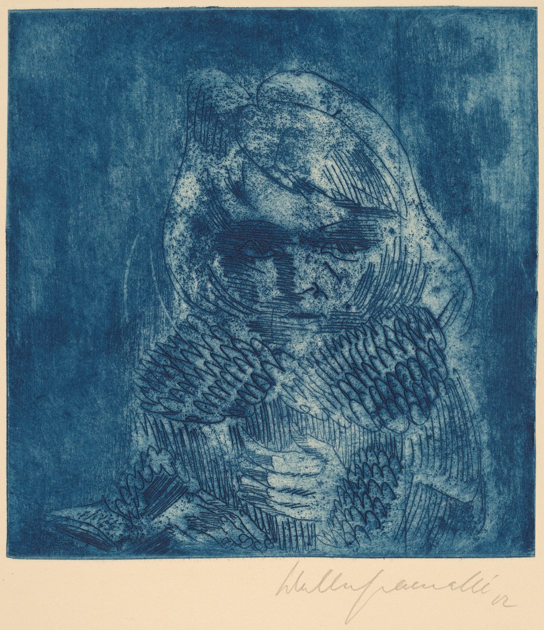 Fuglepige, Sonia Gramatté Vogelmädchen, Sonia Gramatté, 1922. af Walter Gramatte