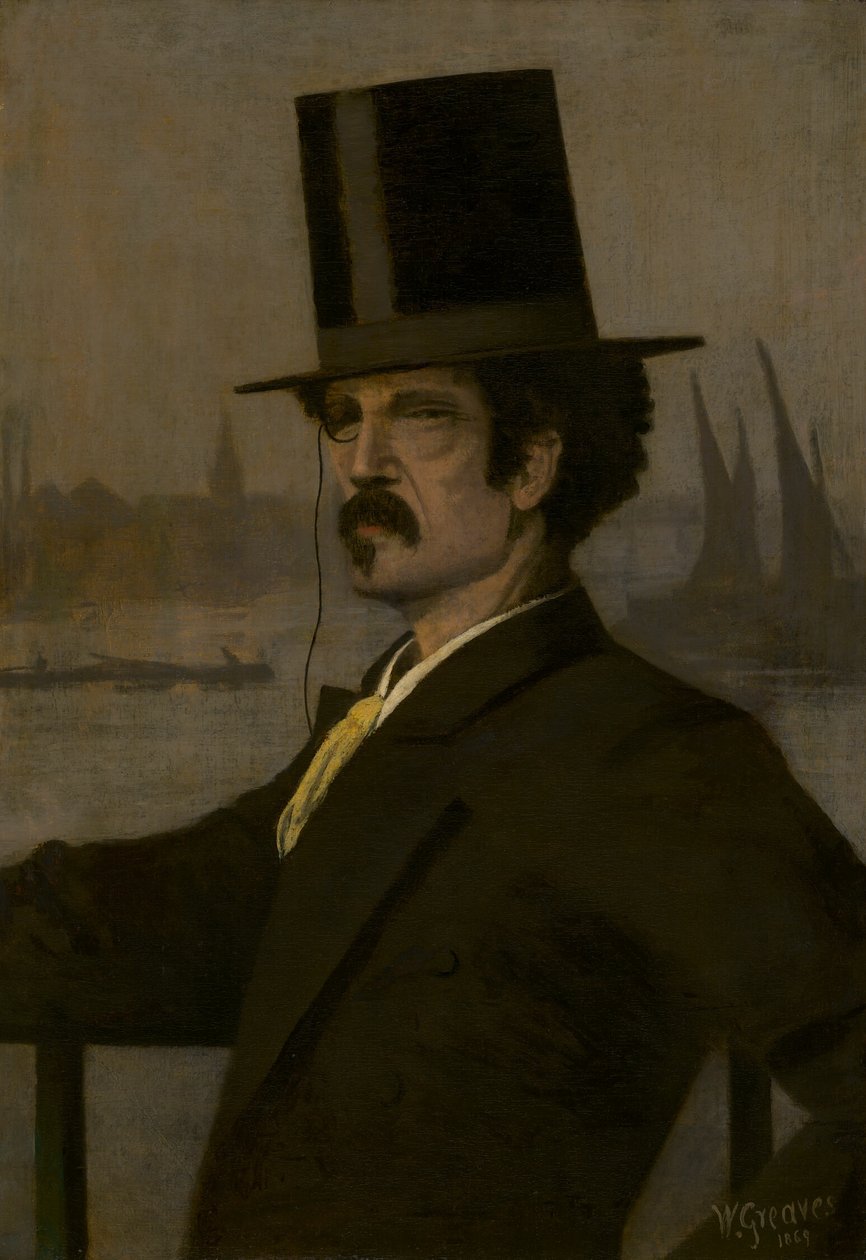 James McNeill Whistler af Walter Greaves