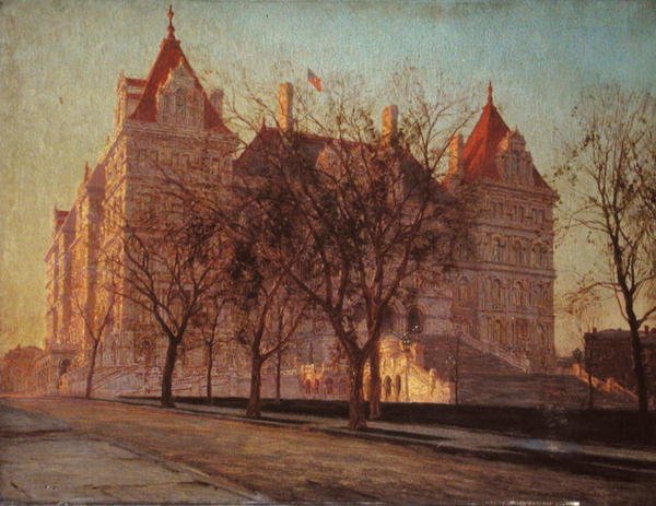 State Building, Albany, staten New York af Walter Launt Palmer
