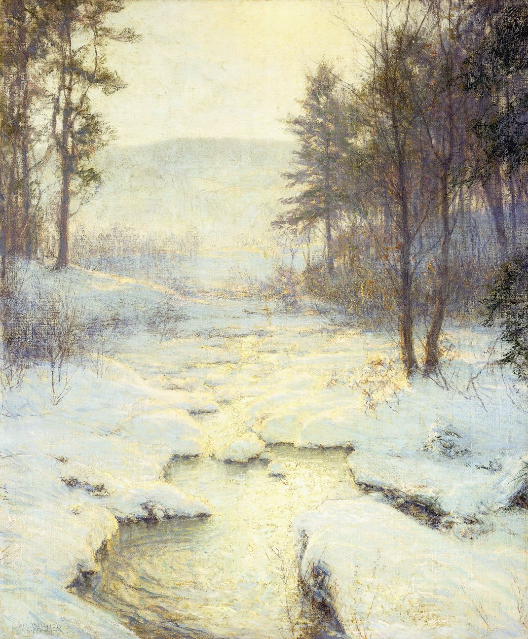 Vintersollys af Walter Launt Palmer