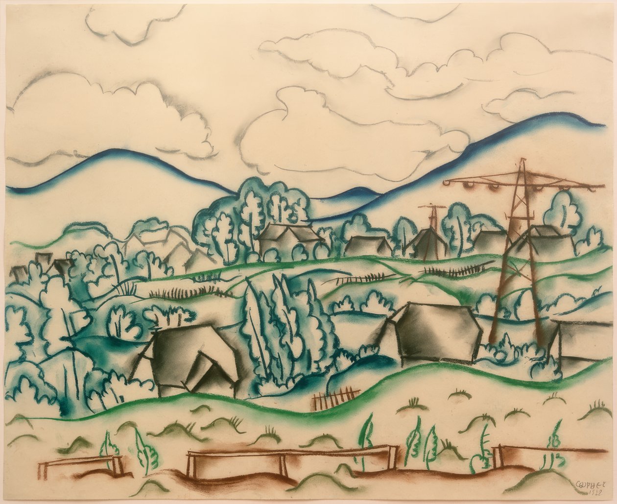 I Sauerland, 1928 af Walter Ophey