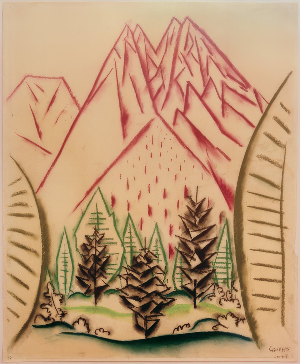 Zugspitze II af Walter Ophey