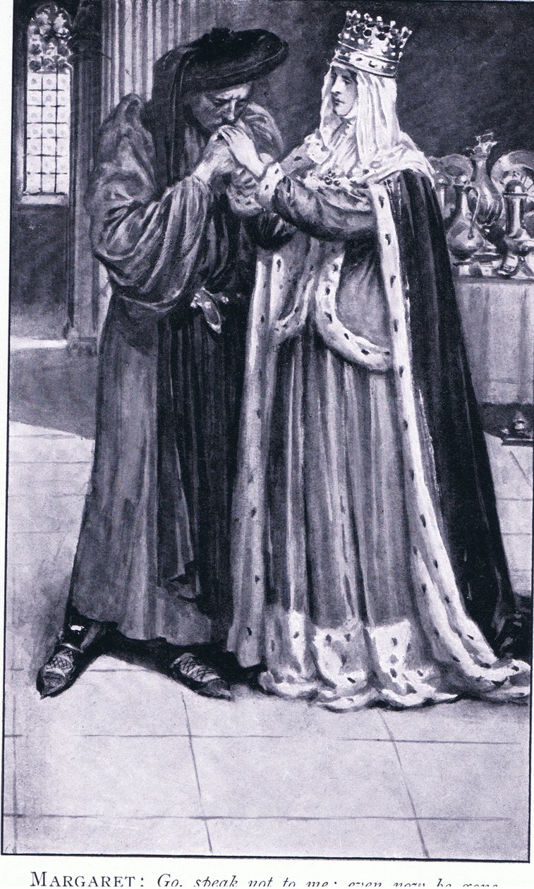 Margaret: Gå, tal ikke til mig: selv nu begyndt, 1900-tallet af Walter Paget