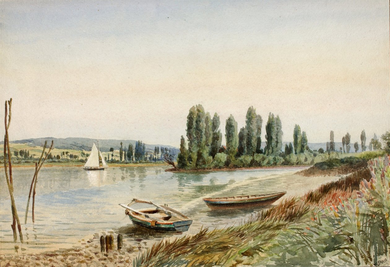 Landskab, 1883. af Walter Paris