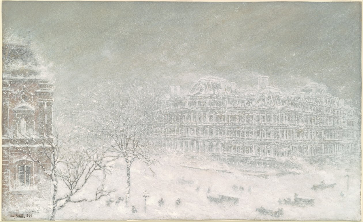 Den store snestorm i 1899 af Walter Paris