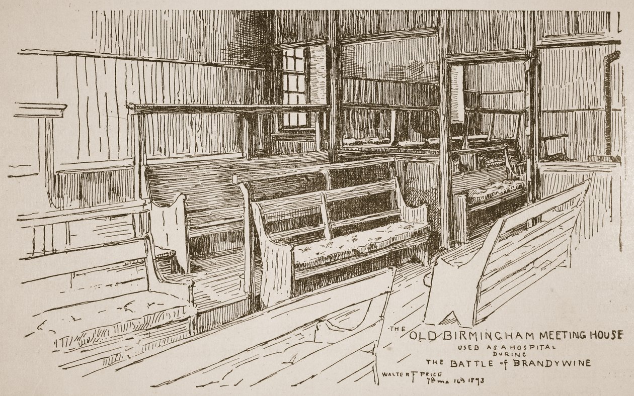 The Old Birmingham Meeting House, 1893 af Walter Price