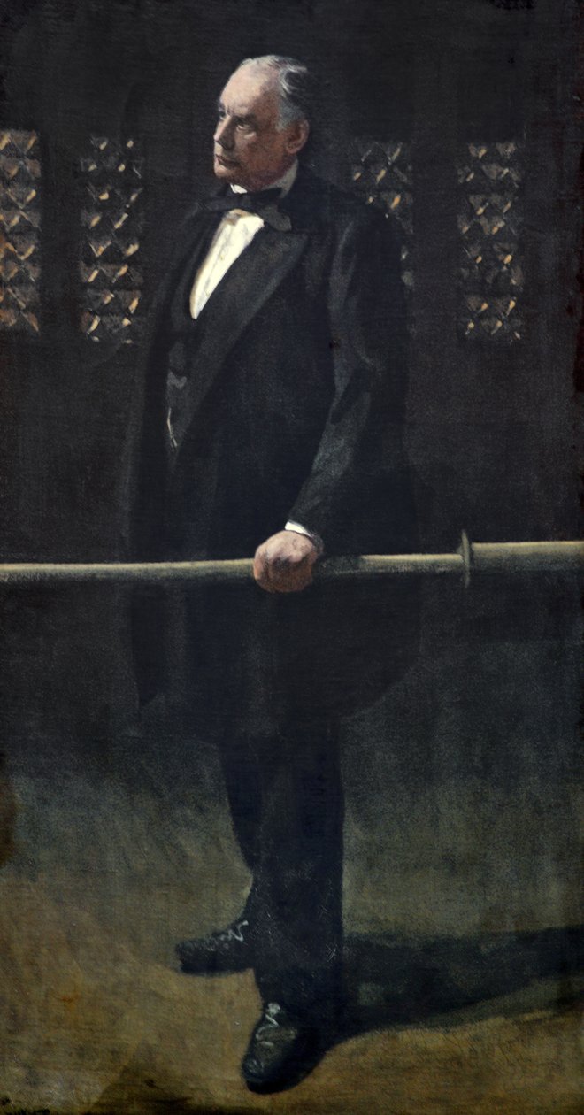 Charles Bradlaugh i baren i Underhuset, ca. 1892-93 (olie på lærred) af Walter Richard Sickert
