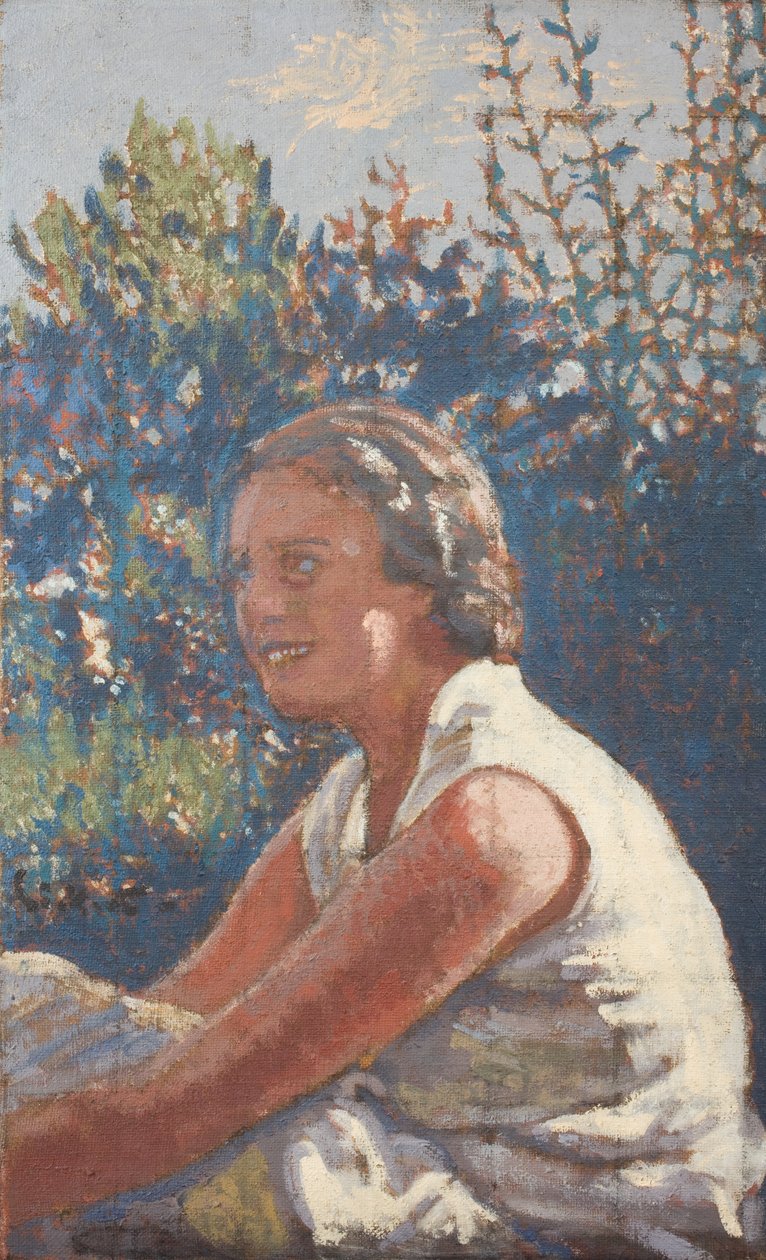 Diana Forbes-Robertson, ca. 1933 (olie på lærred) af Walter Richard Sickert