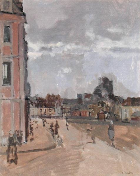 Dieppe, Looking Towards St Jacques, ca. 1898 (olie på lærred) af Walter Richard Sickert