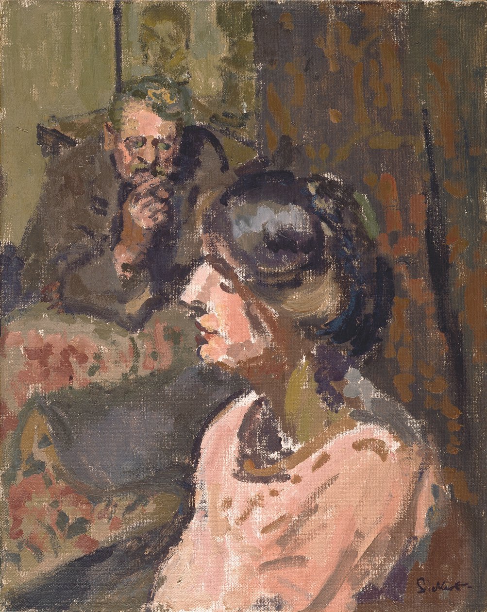 Hubby og Marie, ca. 1912 (olie på lærred) af Walter Richard Sickert