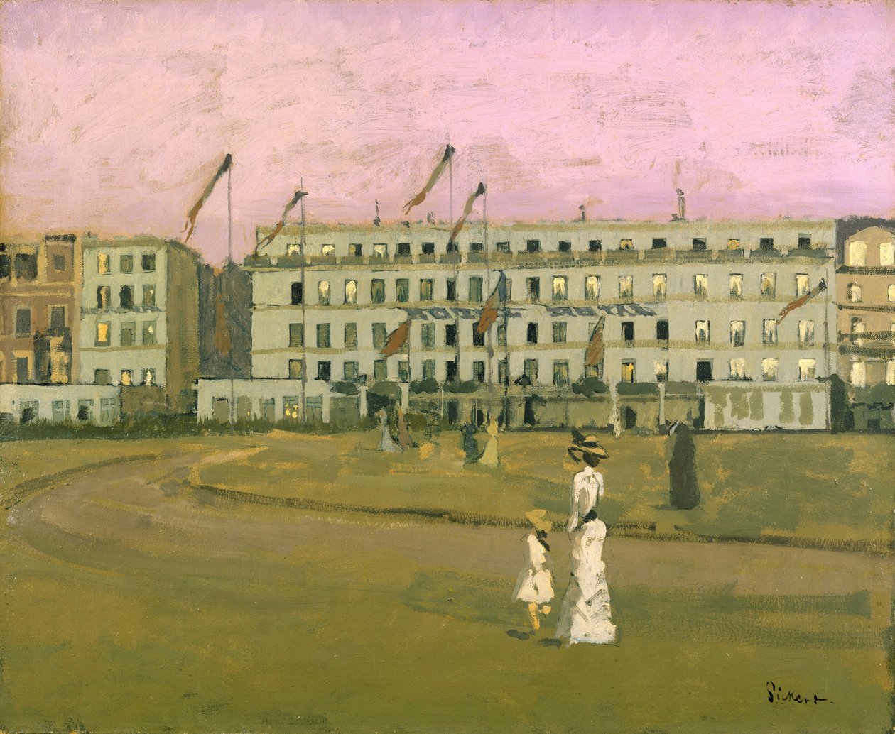 Hotel Royal, Dieppe af Walter Richard Sickert