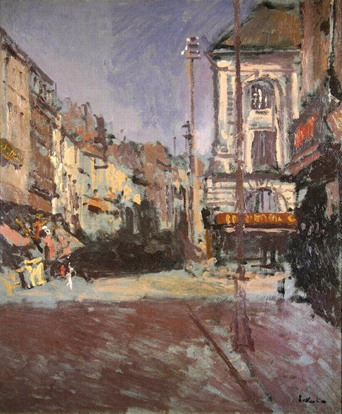 La Grande Rue, Dieppe (olie på lærred) af Walter Richard Sickert