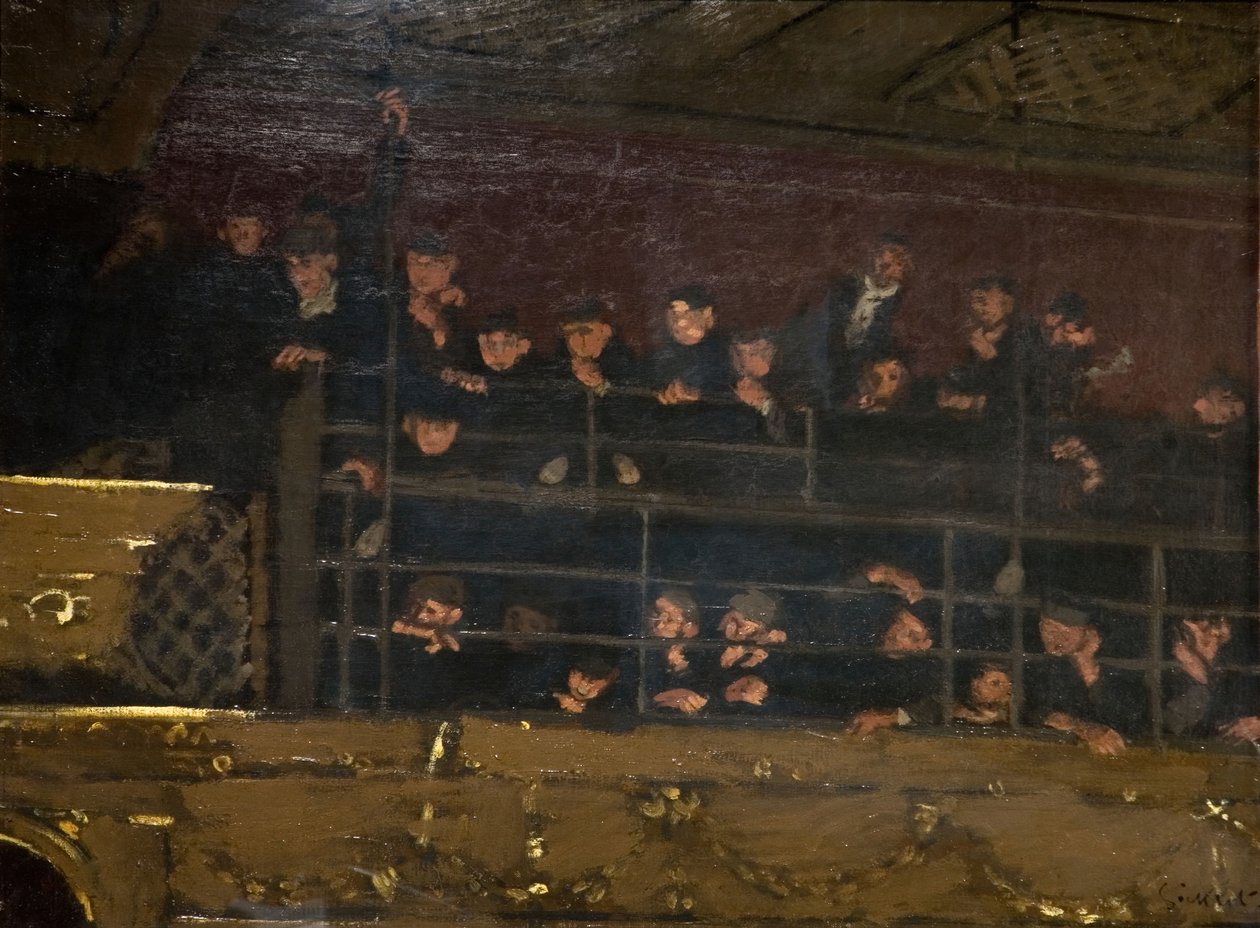 Noctes Ambrosionae, Gallery Of The Old Mogul, 1906-07. af Walter Richard Sickert