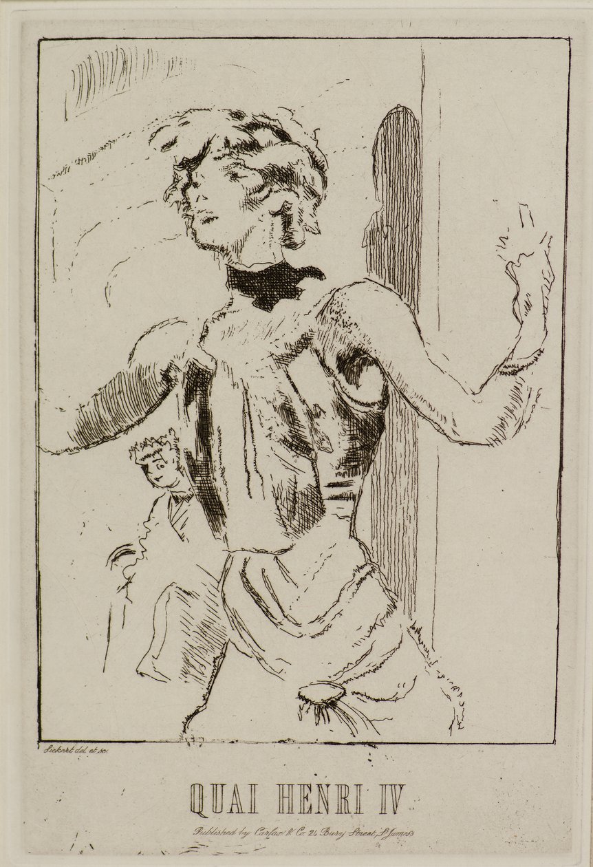 Quai Henry IV af Walter Richard Sickert