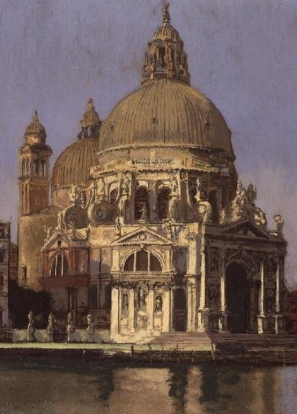 Santa Maria della Salute, Venedig af Walter Richard Sickert