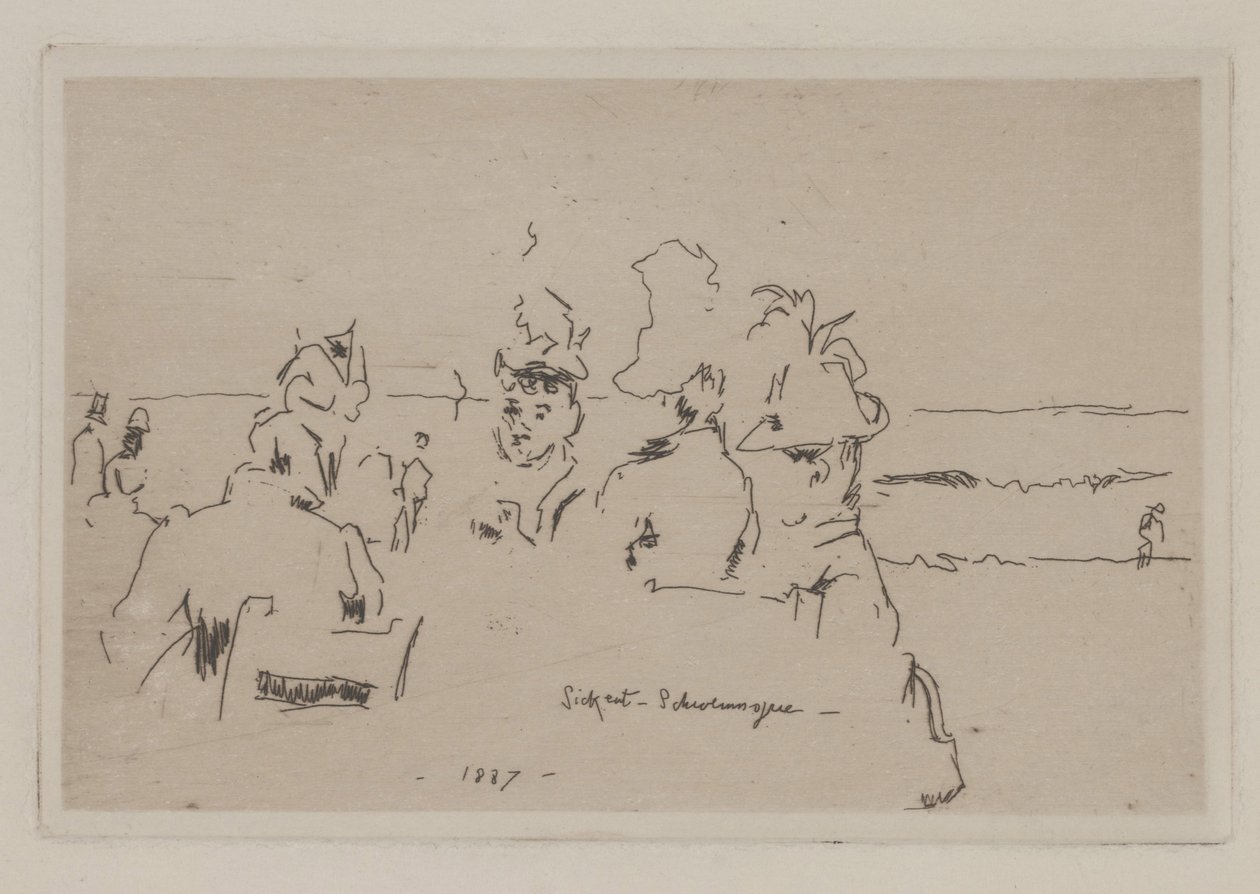 Scheveningen, Kaffeeklatsch (sladder) af Walter Richard Sickert
