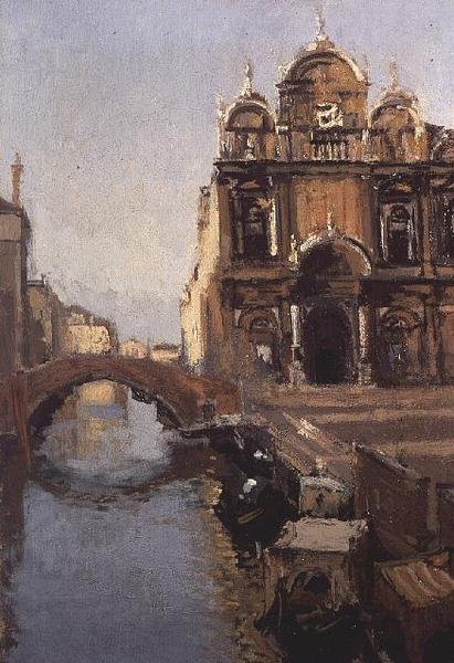Scuola Grande di San Marco og Rio dei Mendicanti, Venedig af Walter Richard Sickert
