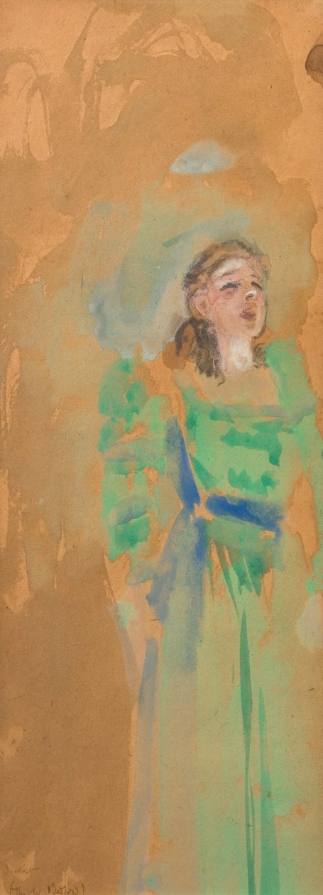 Sangerinde på Old Bedford af Walter Richard Sickert