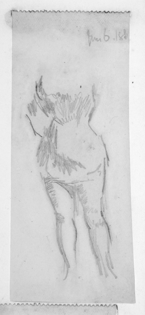 Skitse af en kvindefigur af Walter Richard Sickert