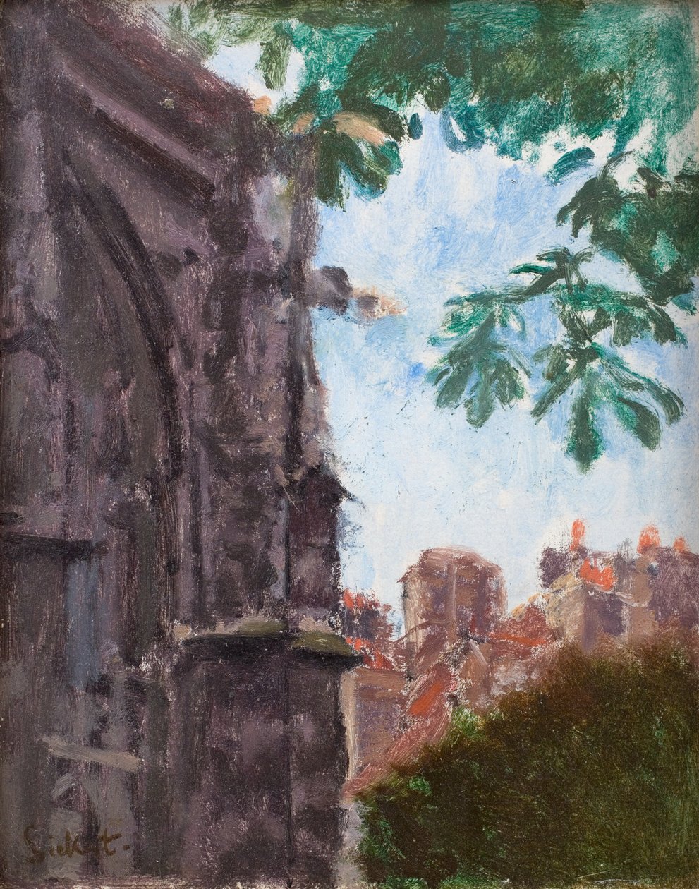 St Rémy: Kirketæppe af Walter Richard Sickert
