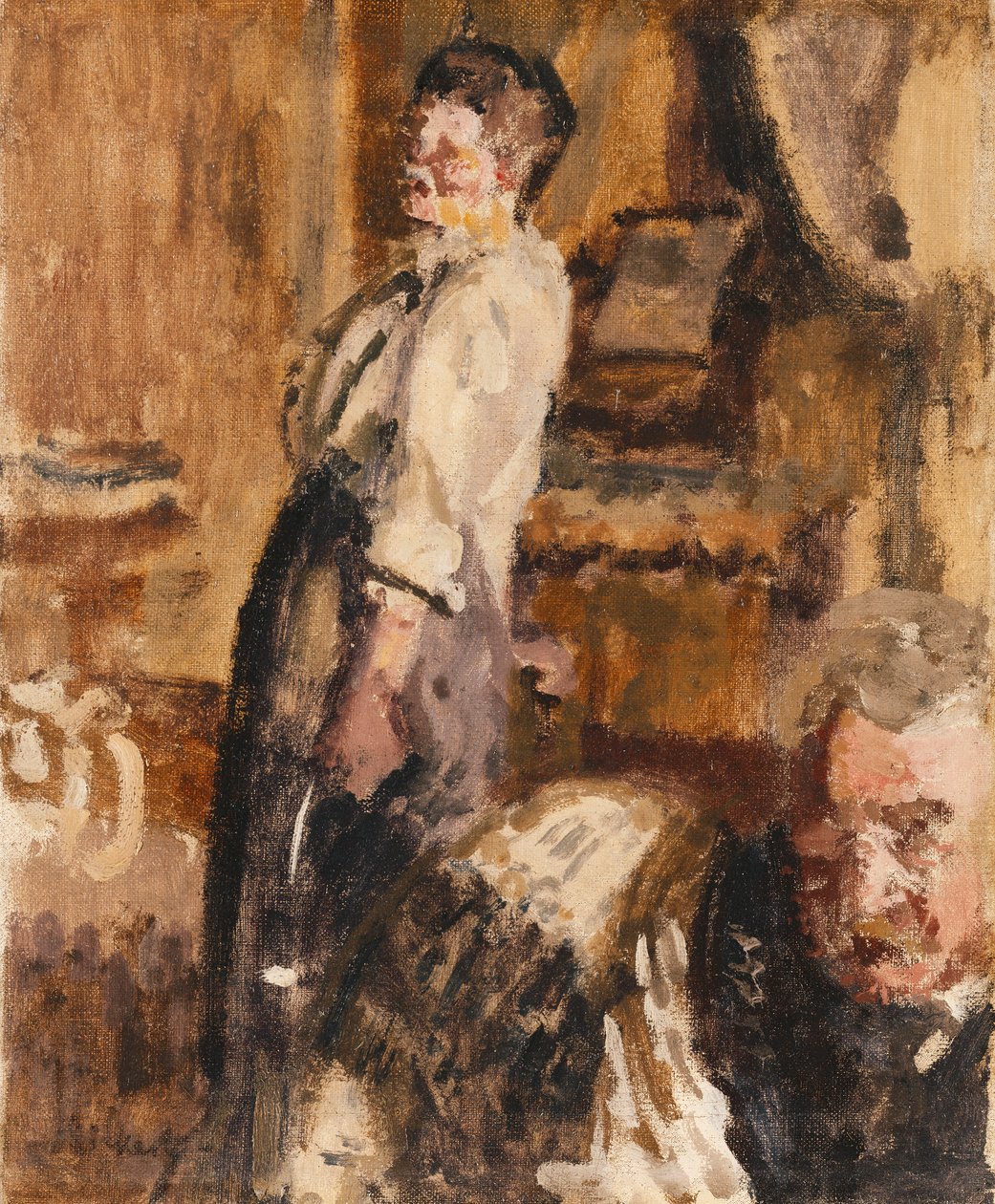 Søndag eftermiddag, ca. 1915 af Walter Richard Sickert