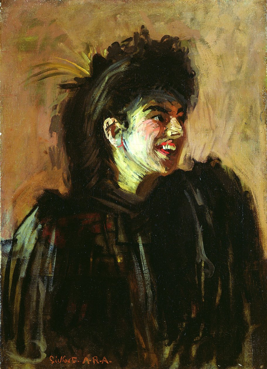 The Blackbird of Paradise, ca. 1896-8 (olie på lærred) af Walter Richard Sickert