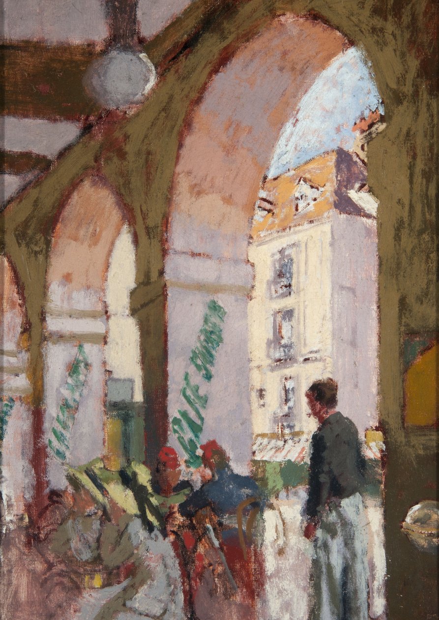 Caféen Schweiz af Walter Richard Sickert