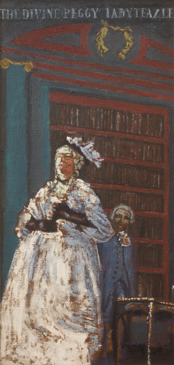 Den guddommelige Peggy - Lady Teazle af Walter Richard Sickert