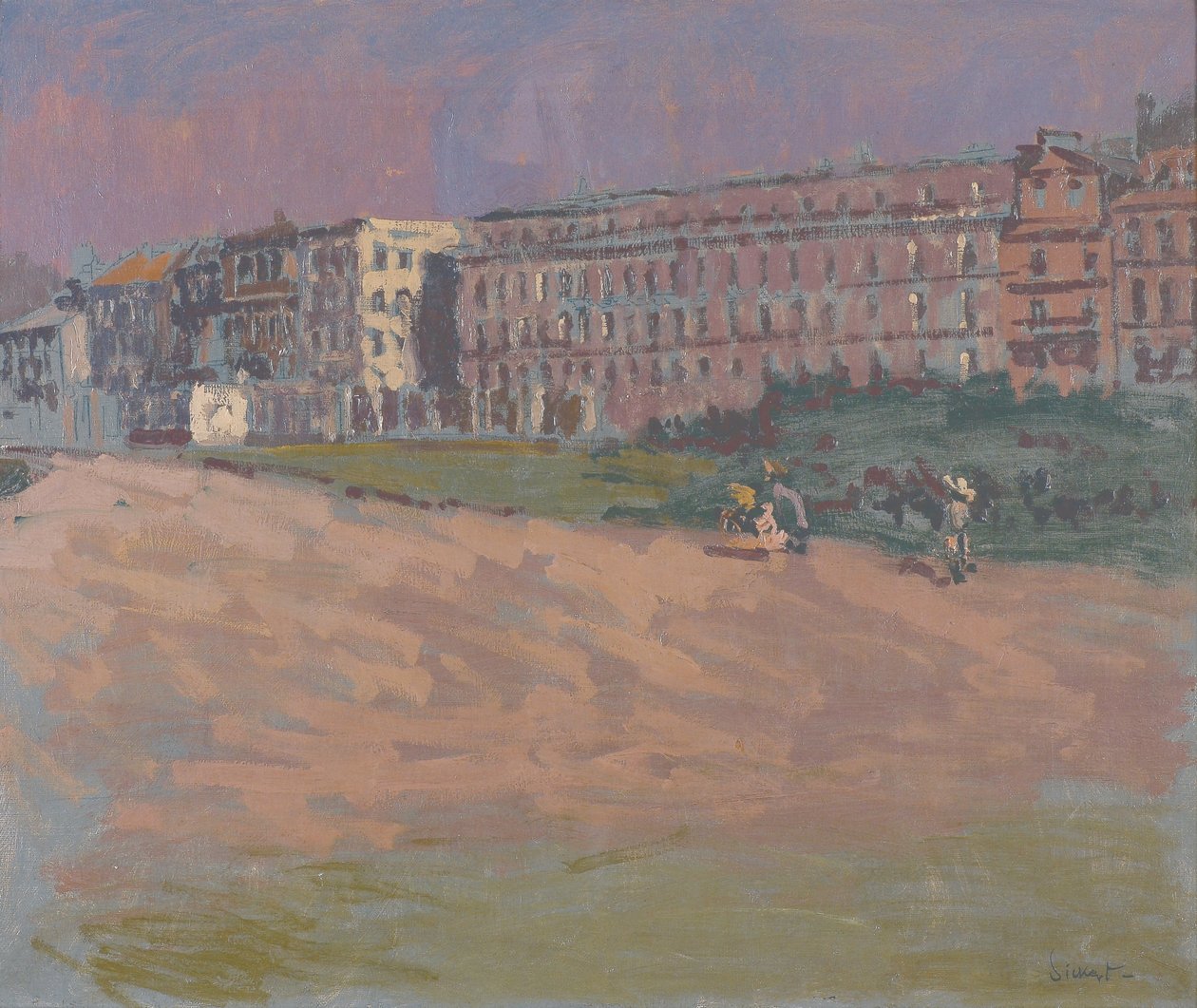 Hotel Royal, Dieppe, ca. 1900-01 (olie på lærred) af Walter Richard Sickert