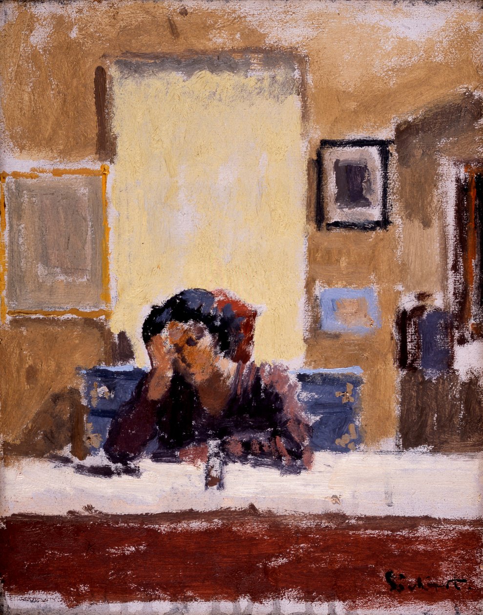 Mirror (öljy kankaalle) af Walter Richard Sickert