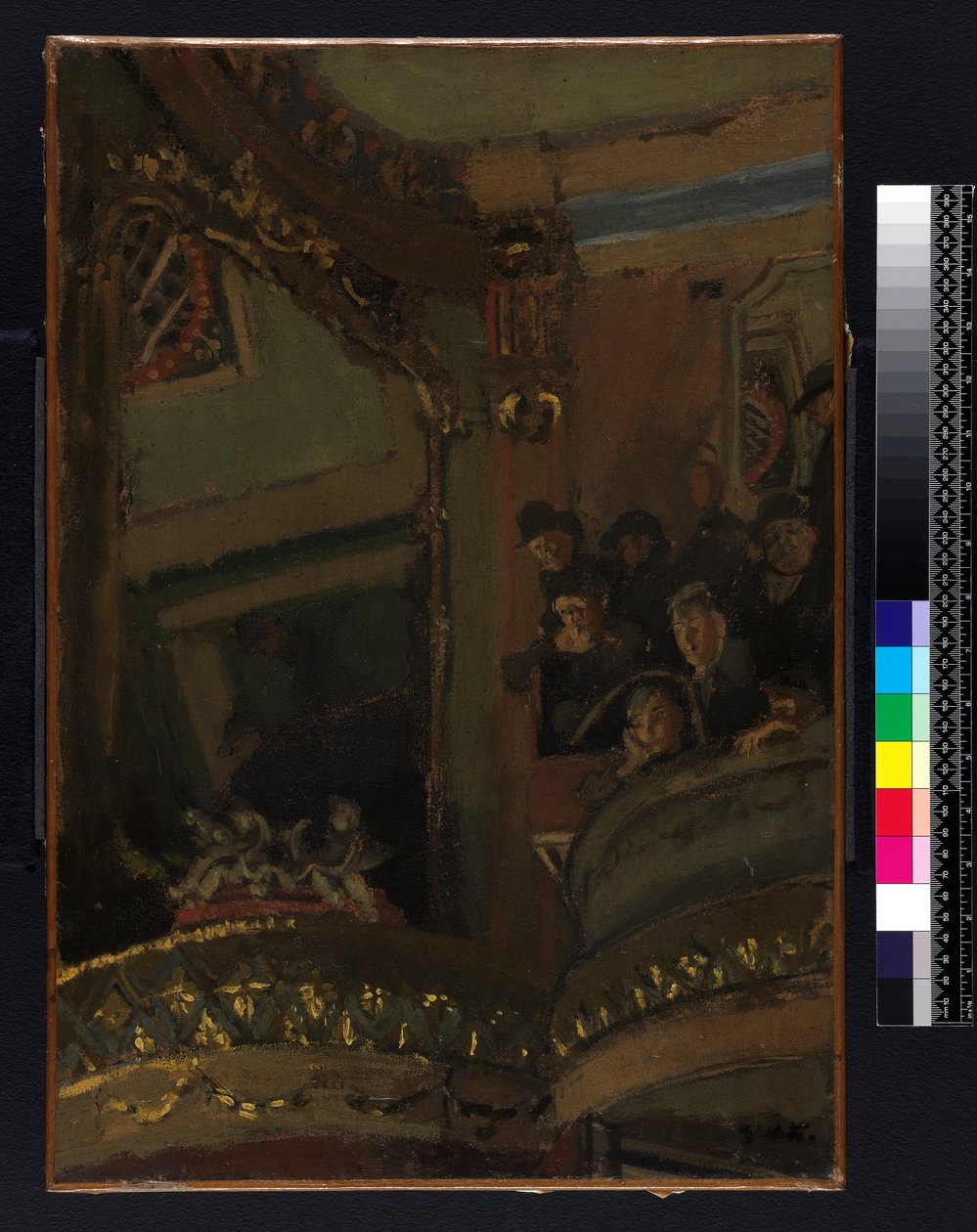 The Old Bedford Music Hall, 1894-95 af Walter Richard Sickert