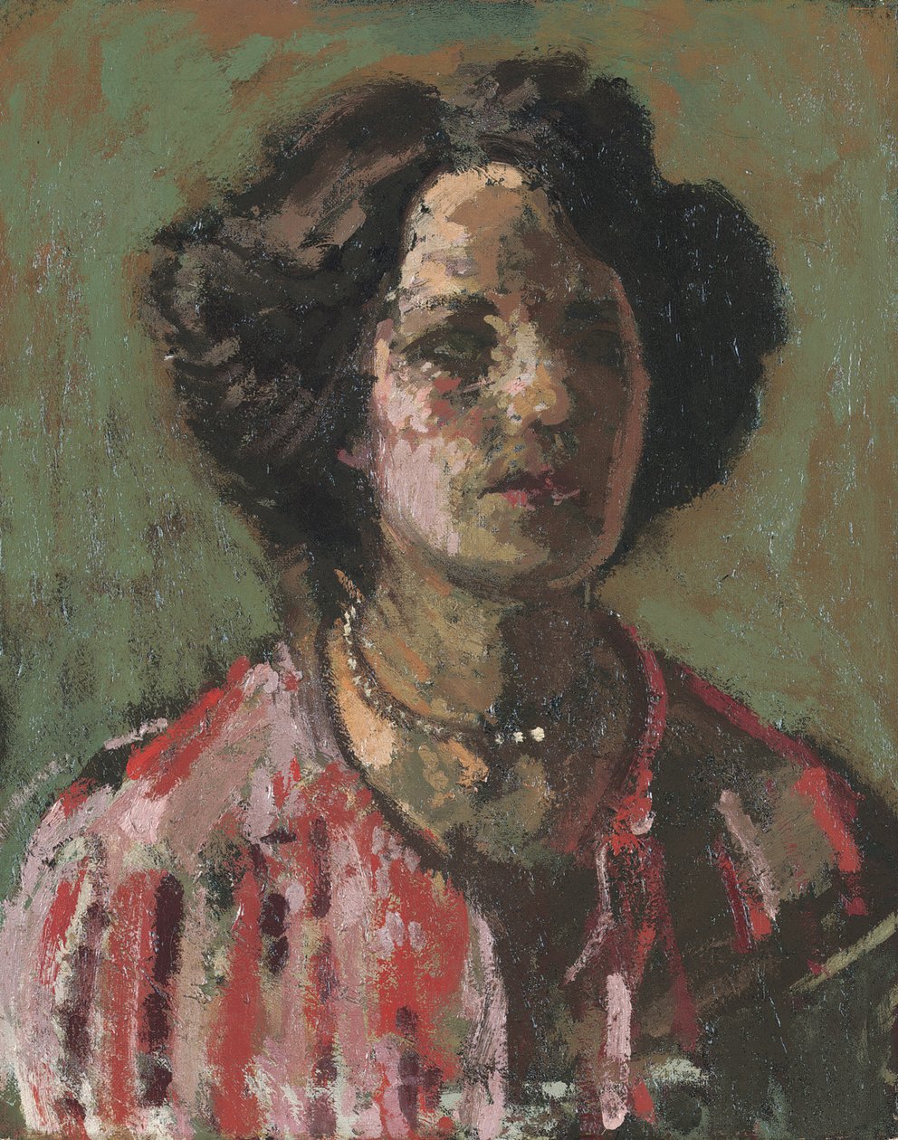 Perlehalskæden, ca. 1907-08 af Walter Richard Sickert