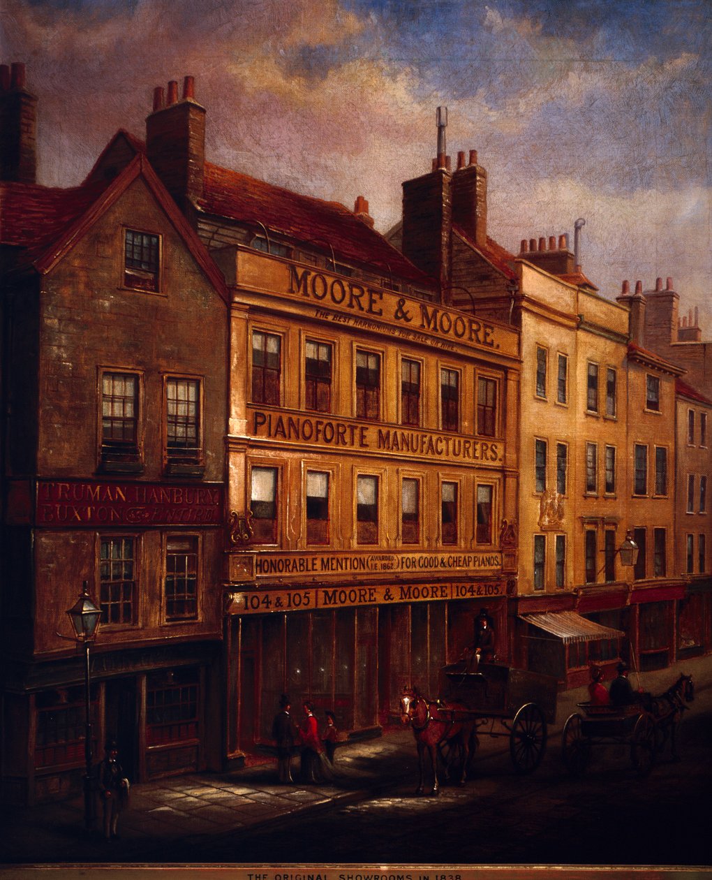 Bishopsgate, London, i 1871, 1872 af Walter Riddle